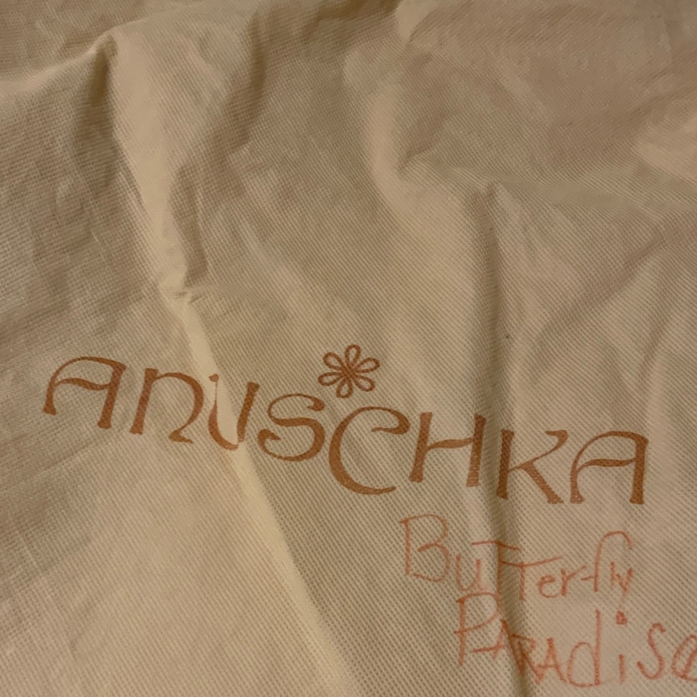 Anuschka Leather Handpainted Butterfly Shoulder Bag NWOT - Picture 8 of 12